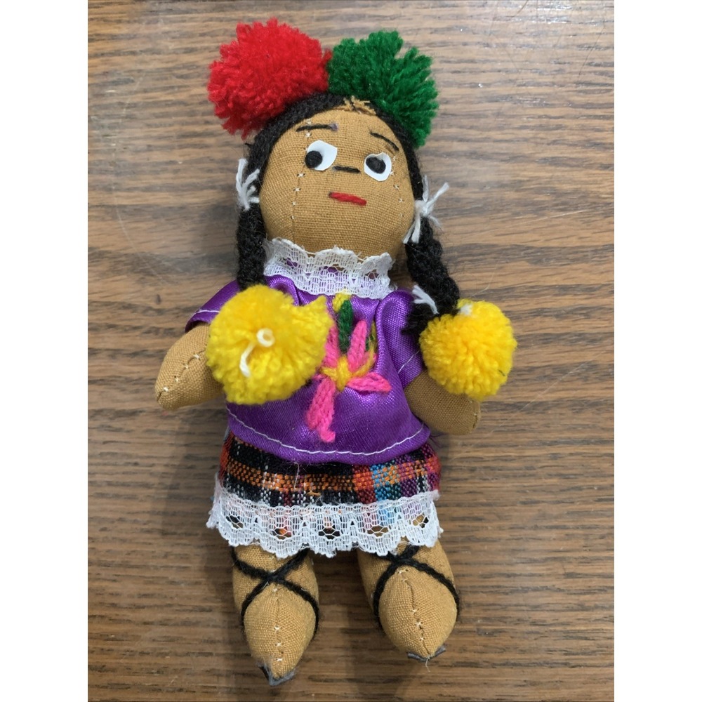 Handmade Mexican Maria Cloth Doll